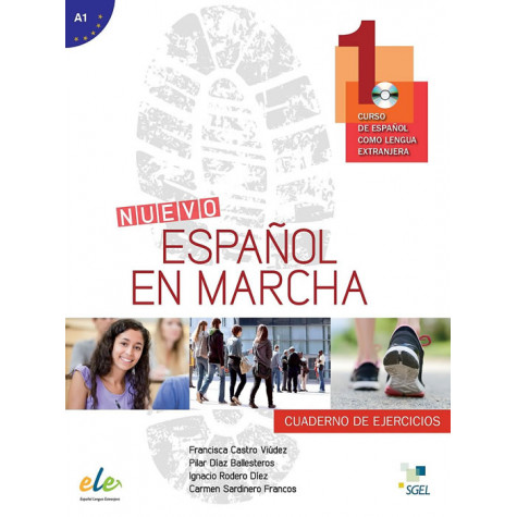 Nuevo Español en marcha 1, учебна тетрадка по испански език, ниво А1 + CD