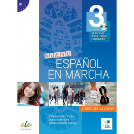 Nuevo Español en marcha 3, учебник по испански език, ниво B1 + CD