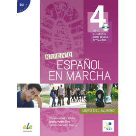 Nuevo Español en marcha 4, учебник по испански език, ниво B2 + CD