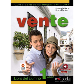 Vente 1, учебник по испански език, ниво А1-A2