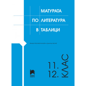 Матурата по литература в таблици 11. – 12. клас