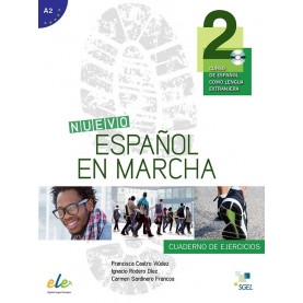 Nuevo Español en marcha 2, учебна тетрадка по испански език, ниво А2 + CD