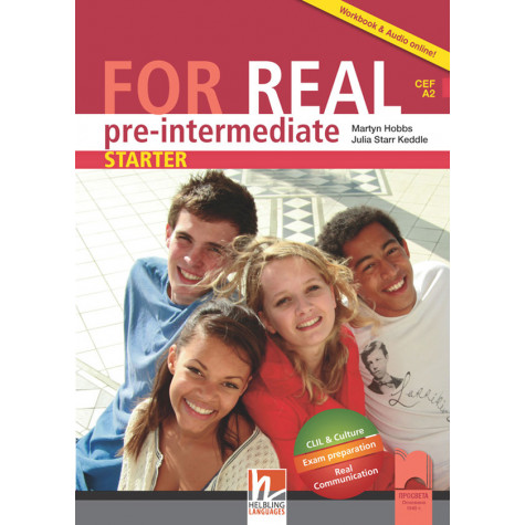 For Real pre-intermediate (A2). Starter. Преговорна книга